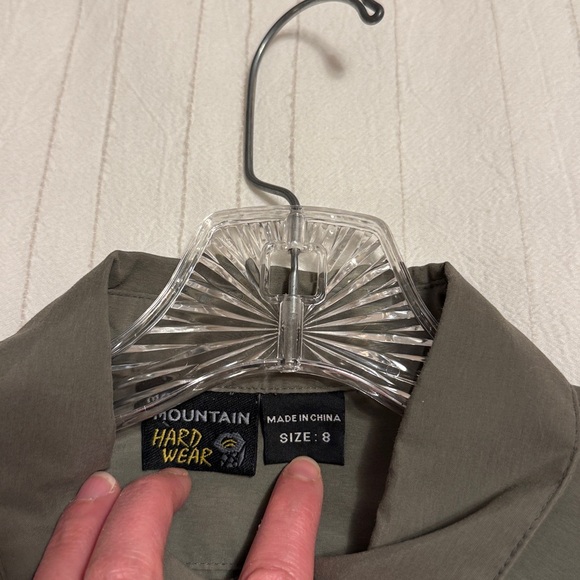 Mountain Hardwear Canyon Long Sleeve Green Botton Down - Picture 4 of 6